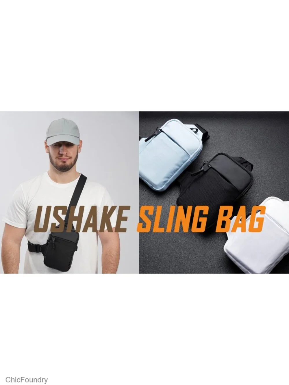 Mini Sling Bag - Small Crossbody Chest Bag with Adjustable Strap for Hiking
